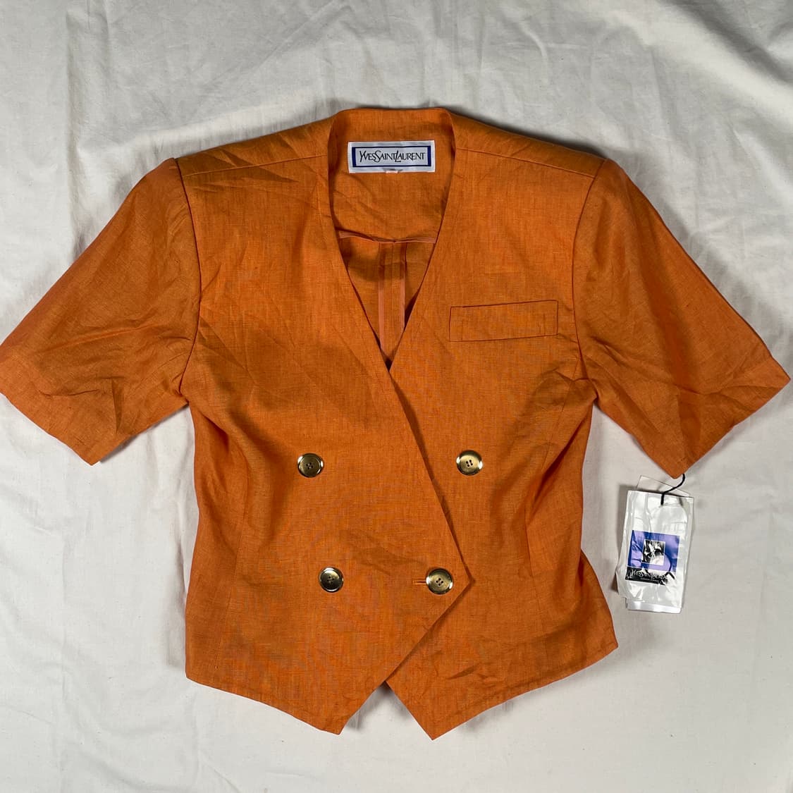 80s Yves Saint Laurent 입생로랑 여자 자켓 데드스탁 상품이미지1