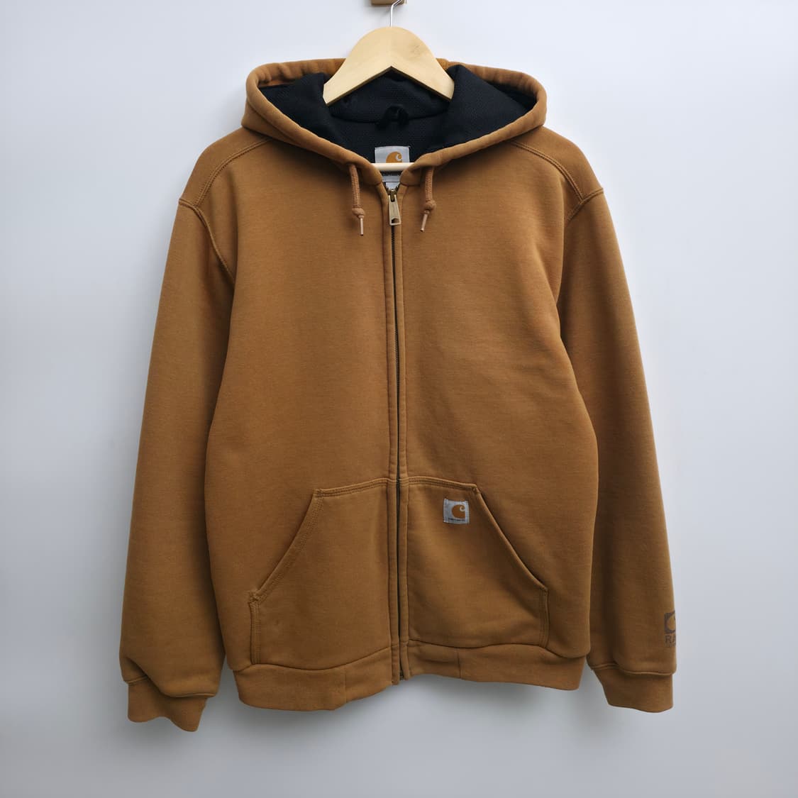 [S] 칼하트 써멀 브라운 후드 집업 레인 디펜더 상품이미지1