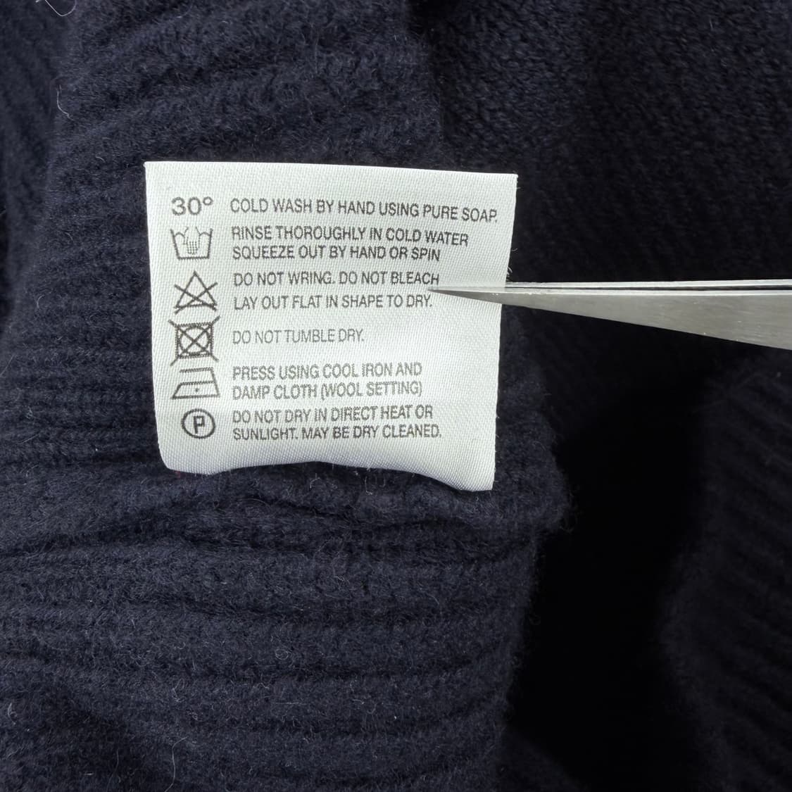 윌리엄로키 숄카라 가디건 네이비 상품이미지8