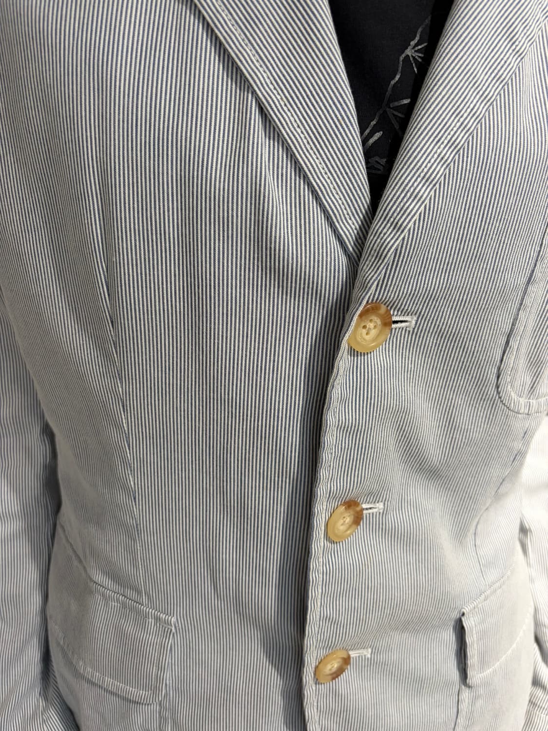 Ralph Lauren 스카이블루 스트라이프 블레이저 상품이미지3