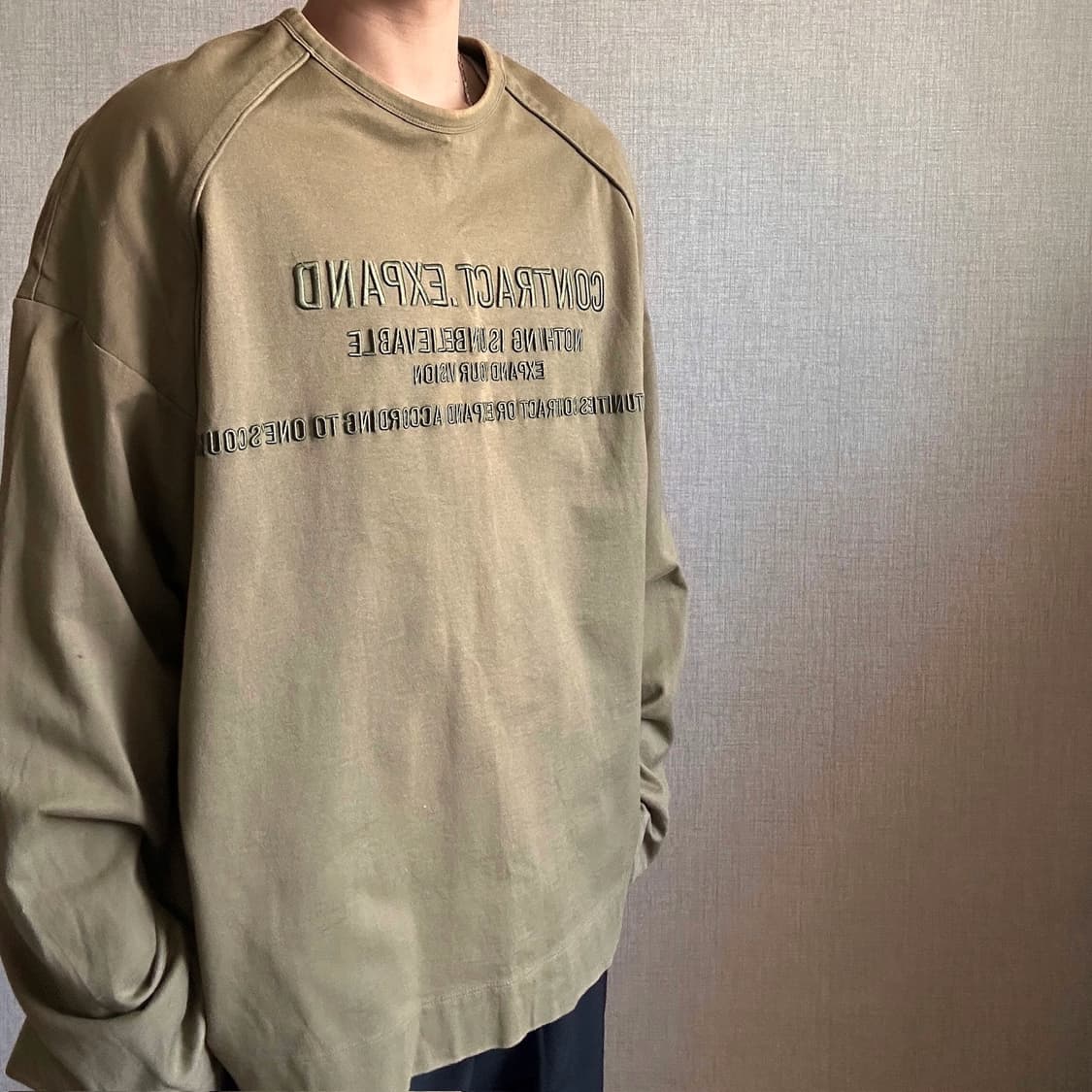 Juun.J 준지 18ss 레터링 롱 슬리브 상품이미지4