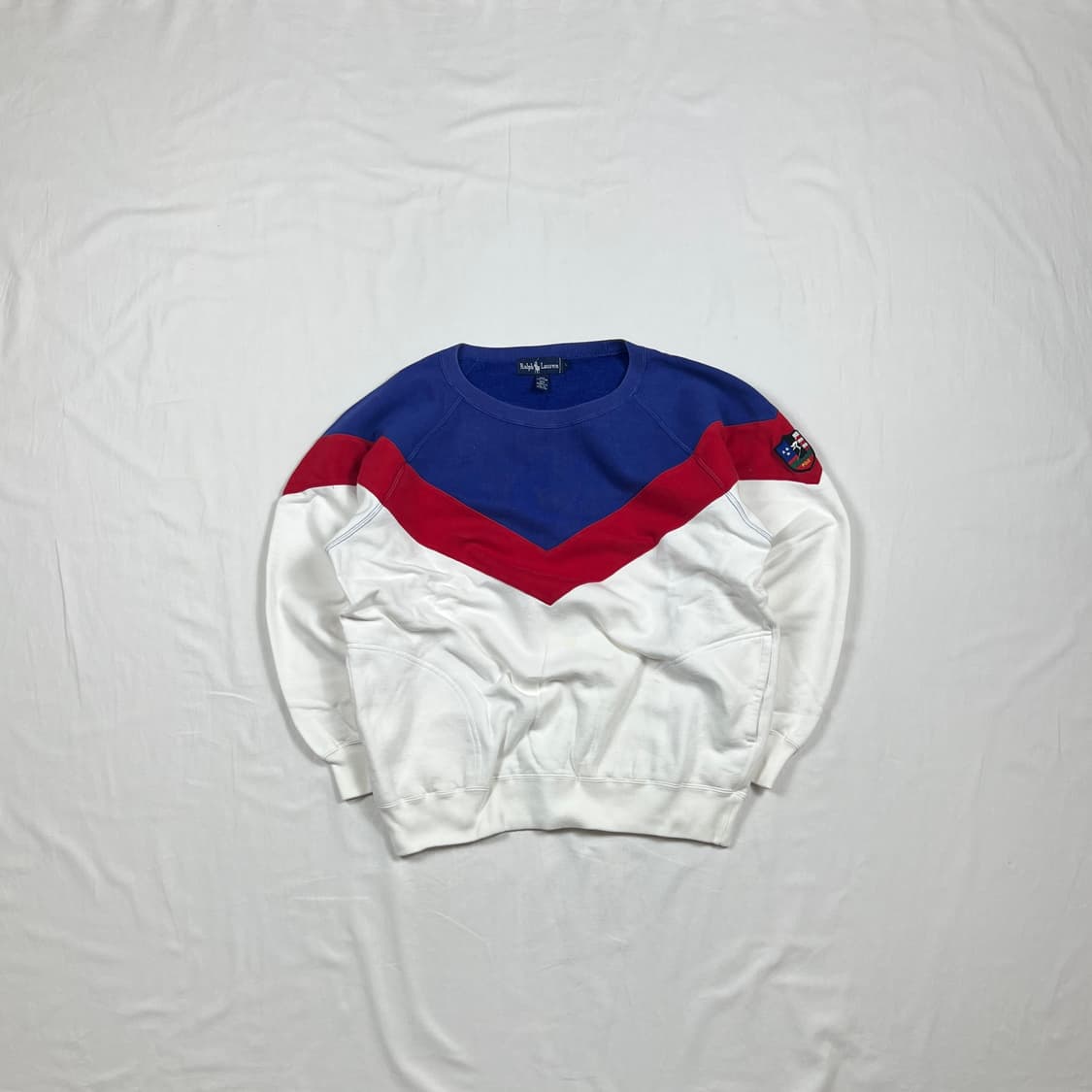 90’s 폴로랄프로렌 polo 수이사이드 스키 패치 맨투맨 상품이미지1