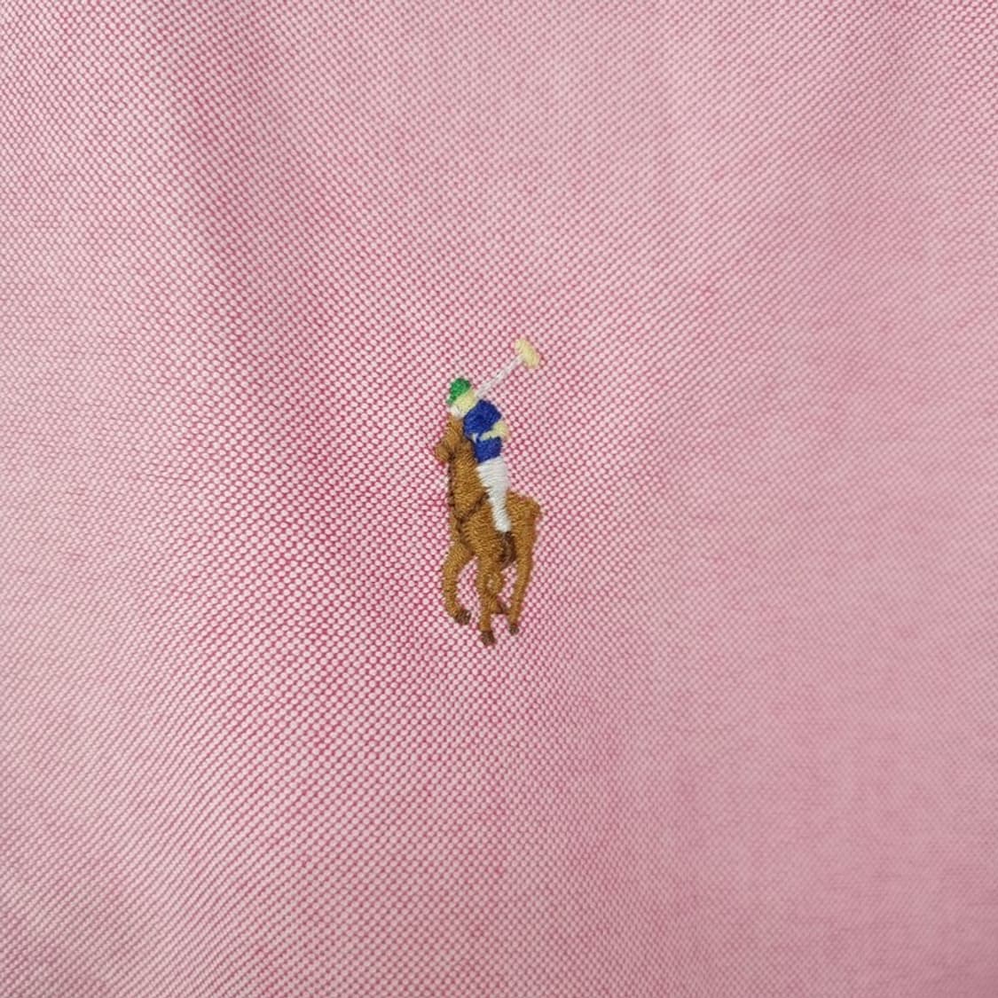 [폴로 랄프로렌] 포니 로고 자수 셔츠 핑크 M19916 상품이미지6