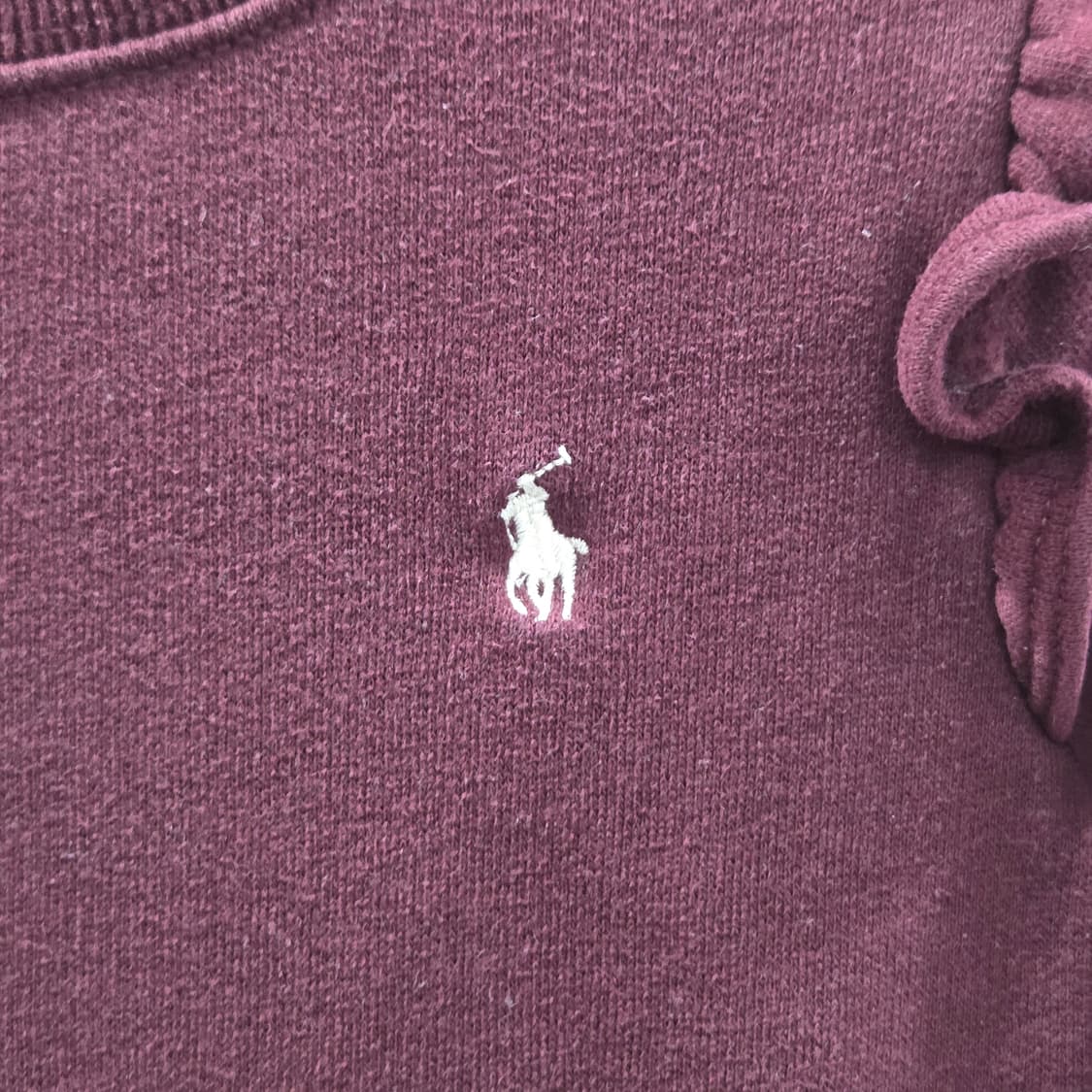 폴로랄프로렌 여아 맨투맨 레이어드 원피스 4T 상품이미지2