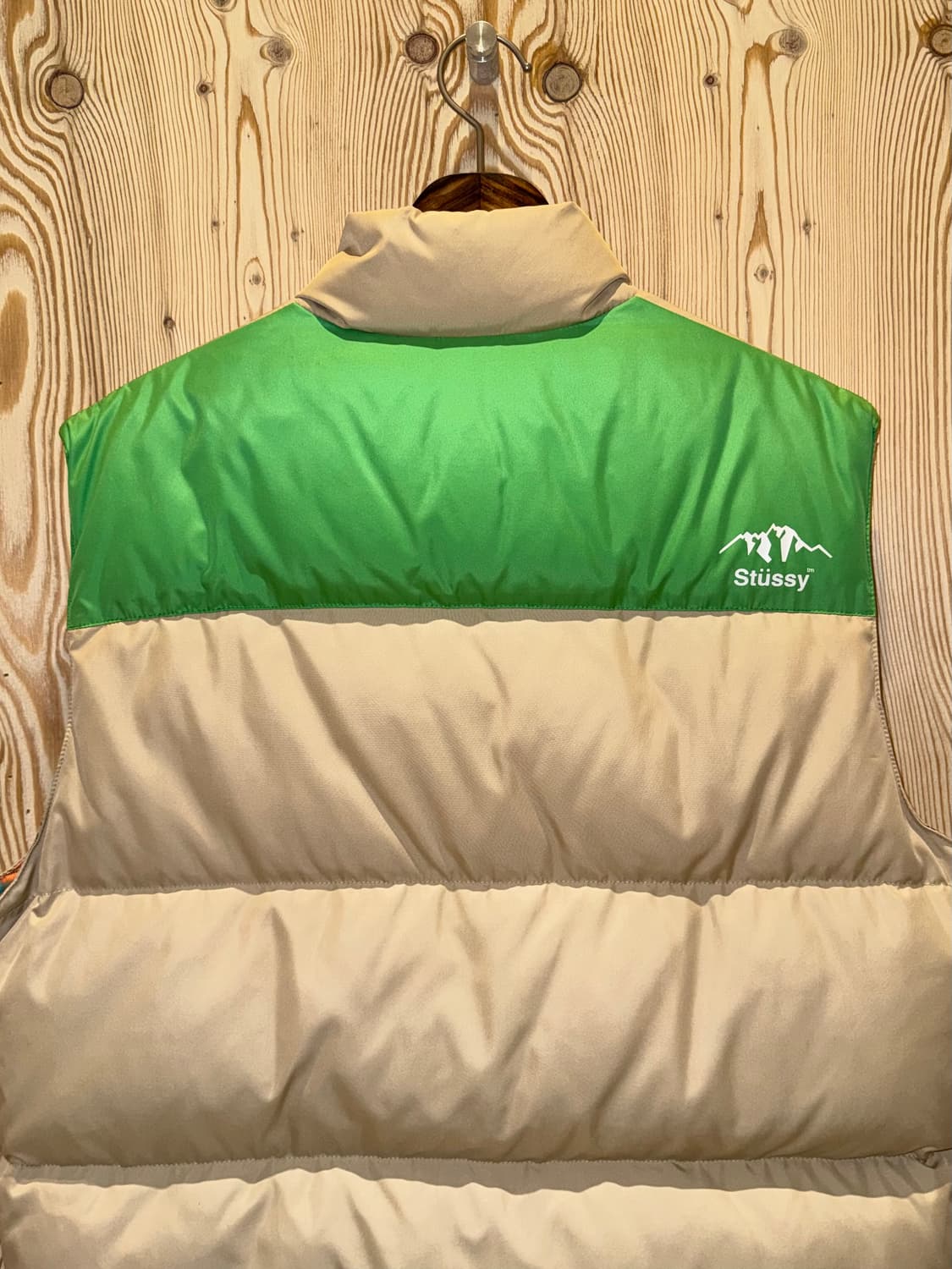 00s 스투시 컬러블록 다운 베스트 상품이미지4