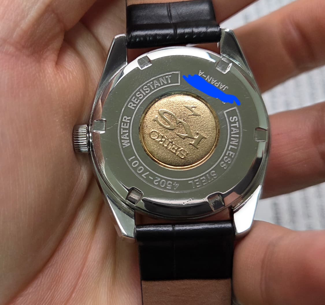 빈티지 킹세이코 45KS 와이드보이 수동메커니컬 금배꼽 ver.  상품이미지6