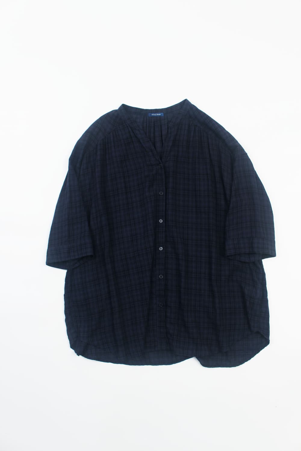 SWEET FLEUR Oversized Check Dolman Blous 상품이미지5