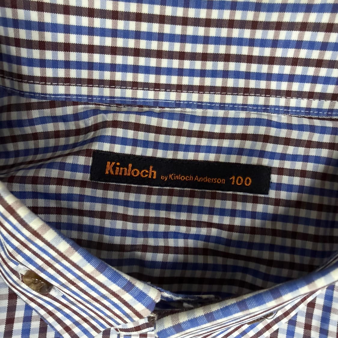 100 킨록 체크 셔츠 0128T1 상품이미지3