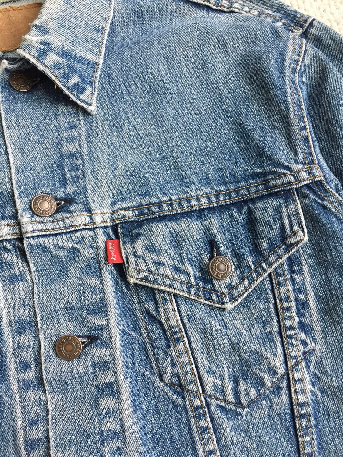 70‘s levis 리바이스 70505 3세대 트러커 데님 자켓 상품이미지3
