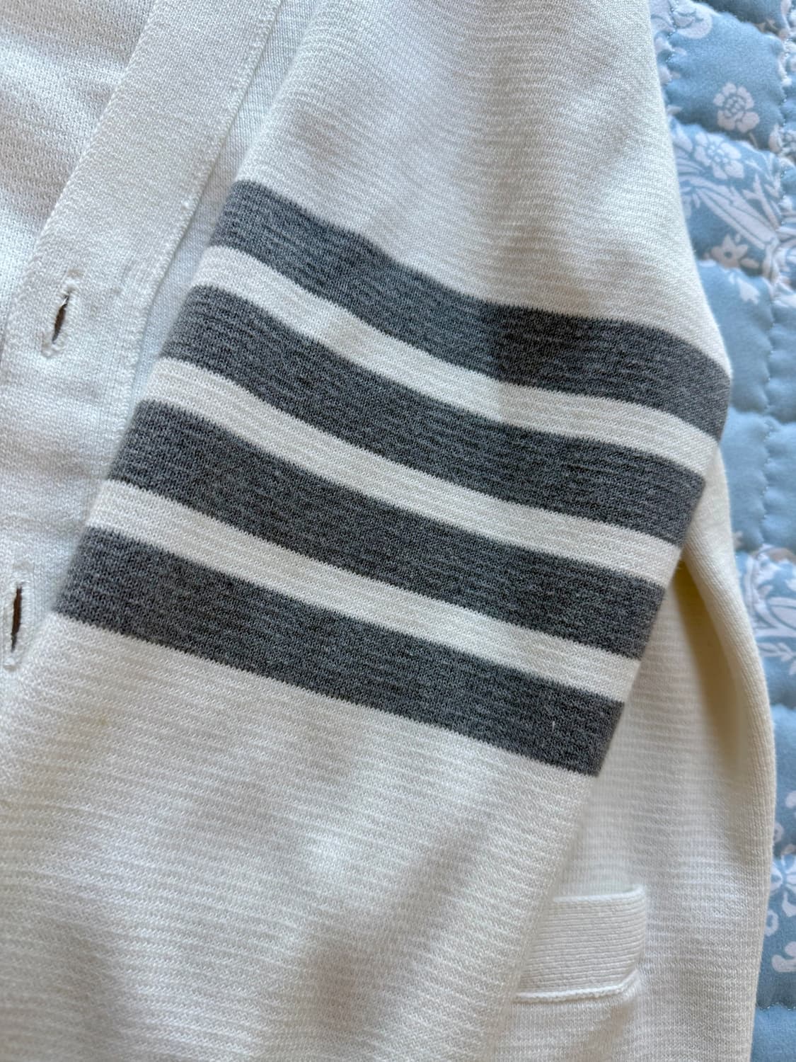 톰브라운 밀라노 스티치 가디건 4 백화점판 상품이미지8