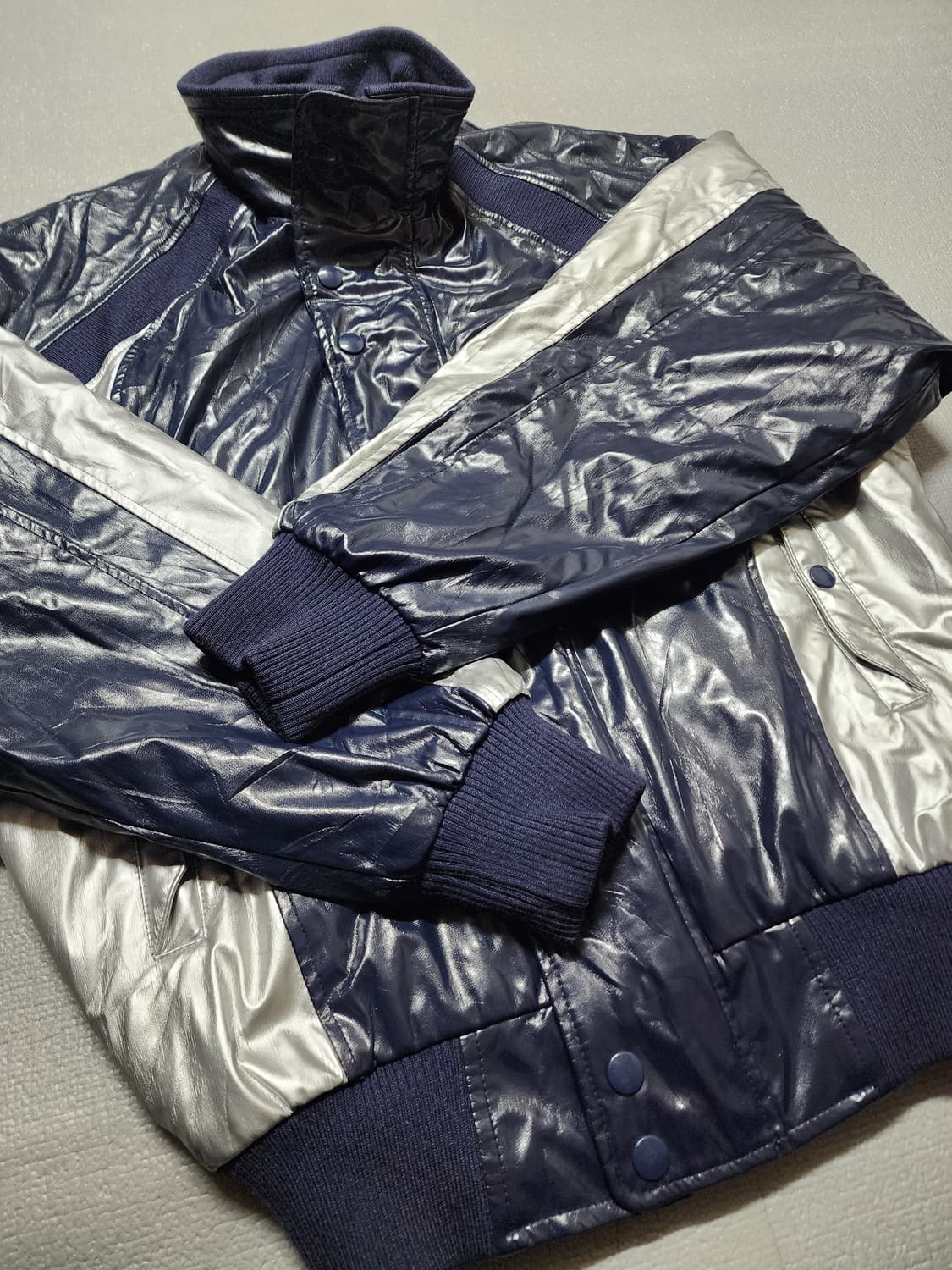 빈티지 미즈노 빅토리 스테이지 유광 야구 점퍼 자켓 상품이미지8