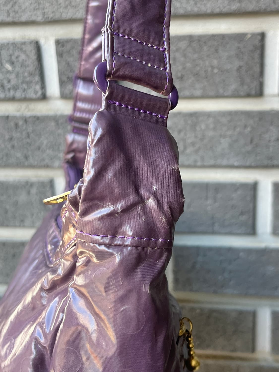 Porter 포터 도트 호보백 퍼플 상품이미지6