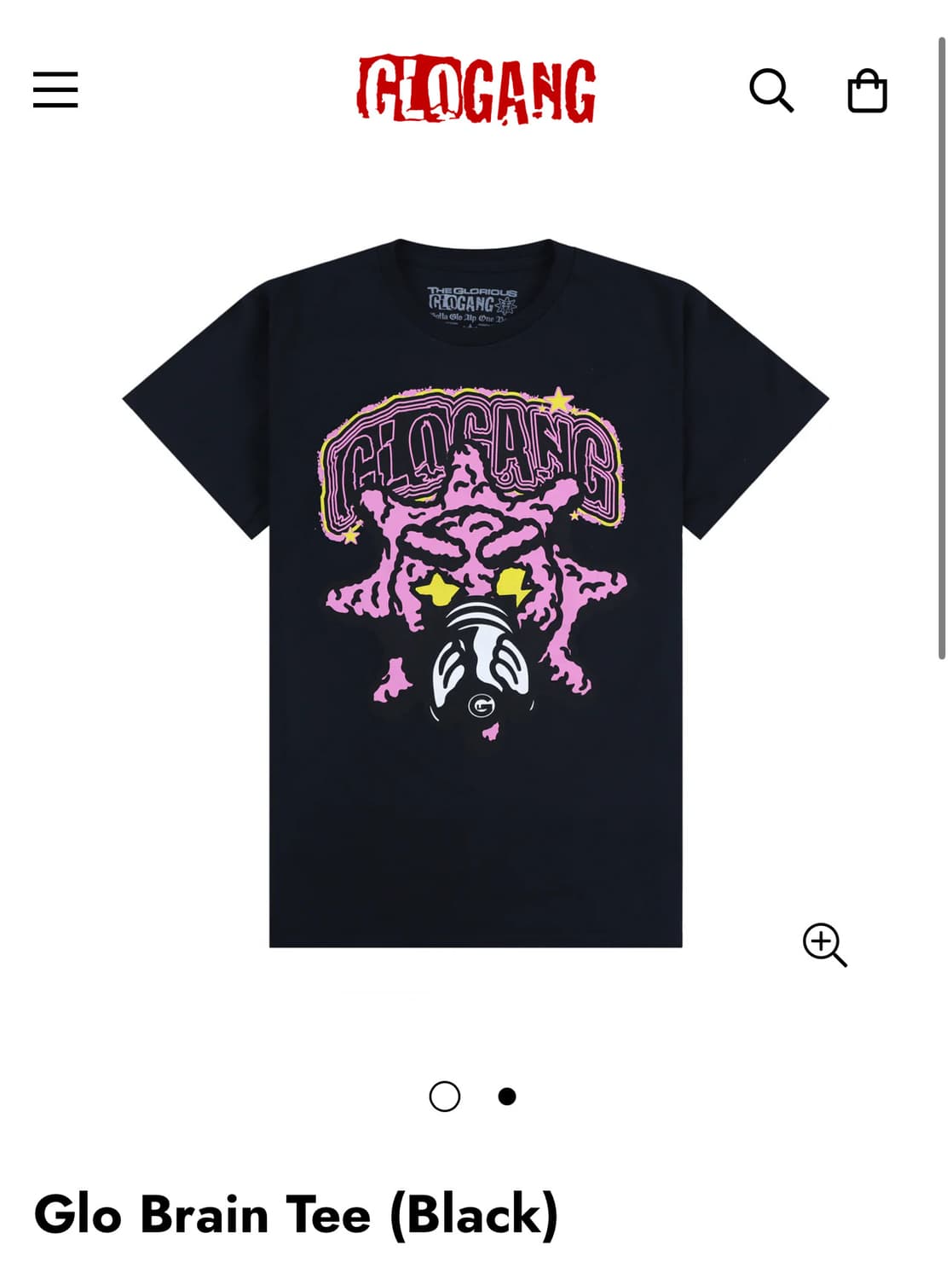 Glo Gang 글로갱 셔츠 Chief keef M size 정품  상품이미지1