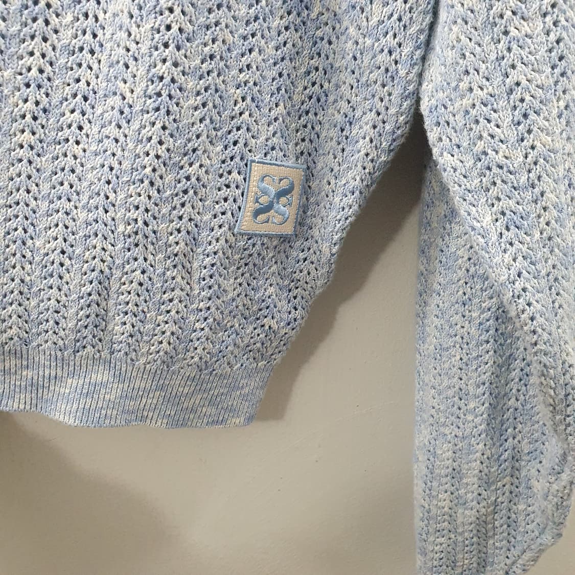 L 세터 여성 오버핏 여름 시스루 레몬 니트 상품이미지5