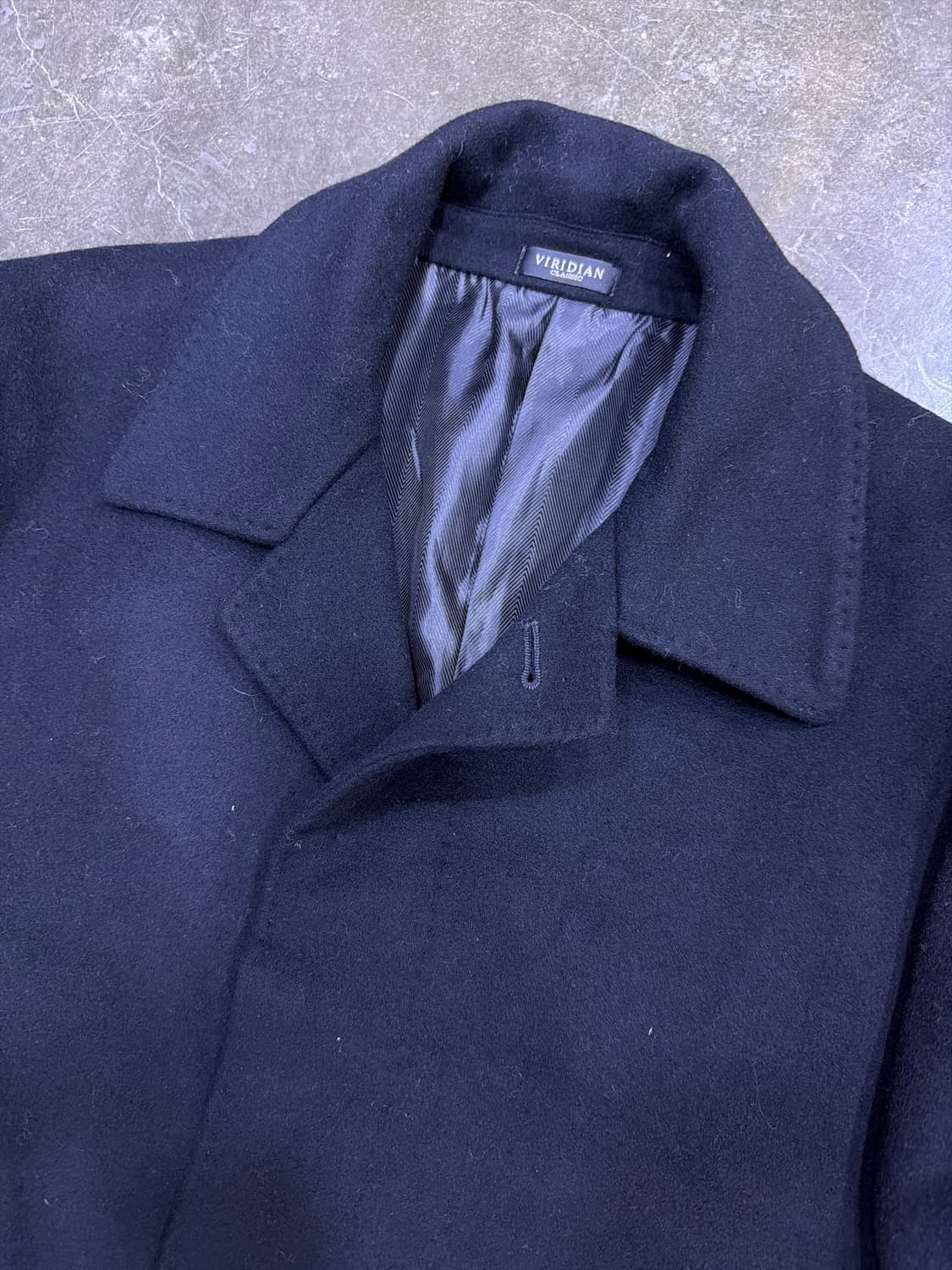 VIRIDIAN 버디안 클래식 심플 클래식 울 발마칸 코트 100 상품이미지3