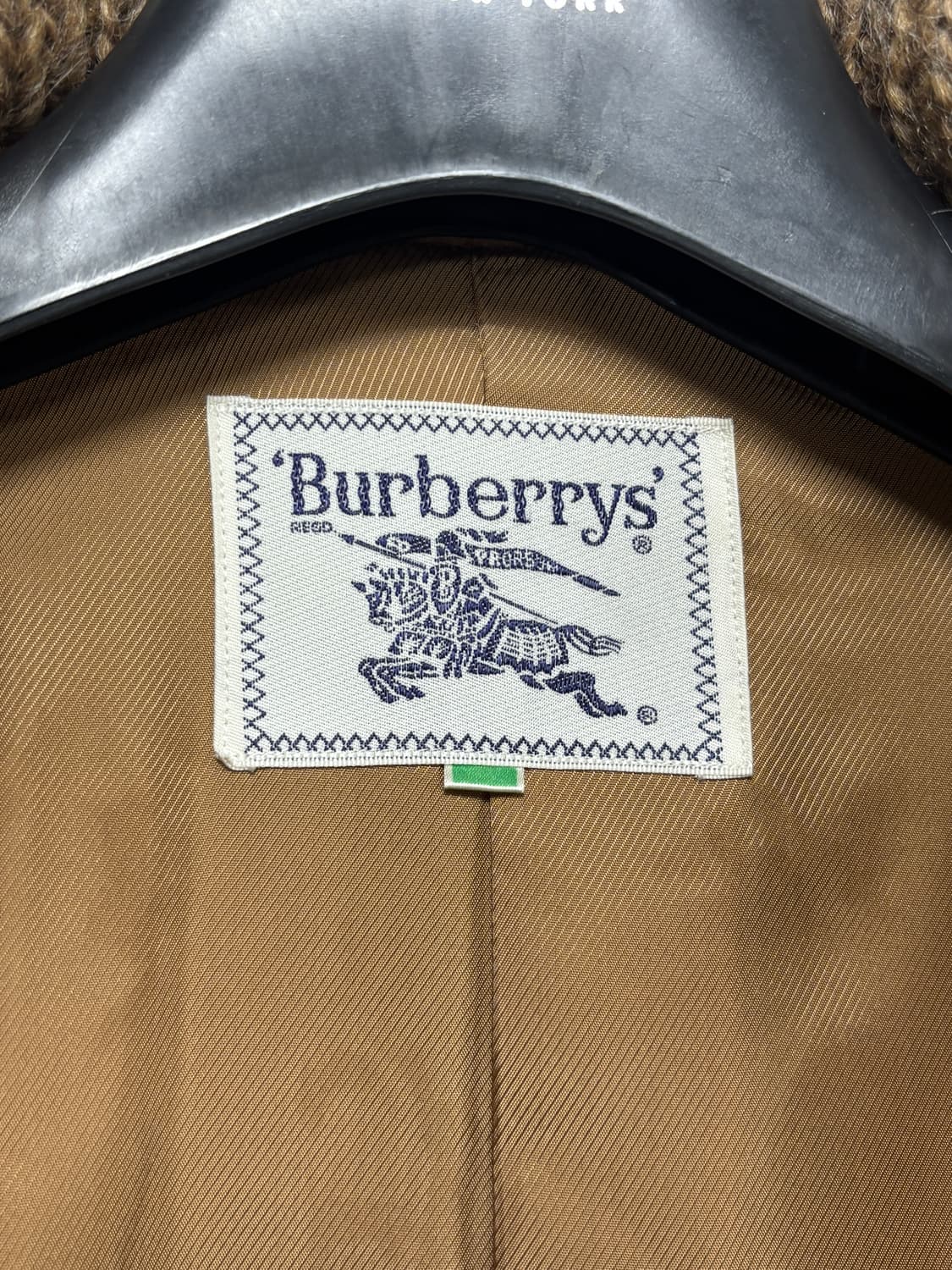 90s 버버리 케이블 헤비 울 가디건 44 상품이미지6