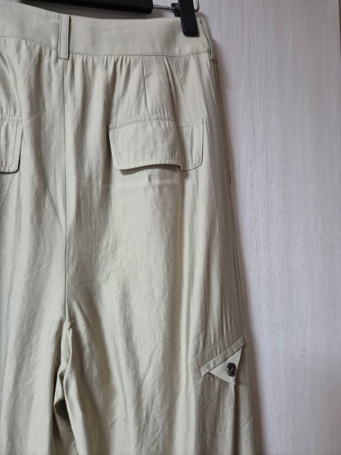 (새제품) 렉토 콘트라스트 밴딩 와이드팬츠 M (25년) 상품이미지8