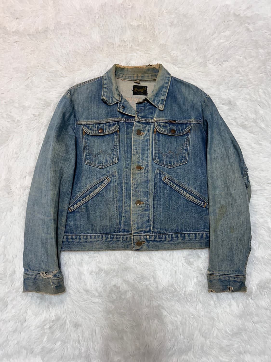 80‘s Wrangler 126MJ denim cowboy jacket 상품이미지1