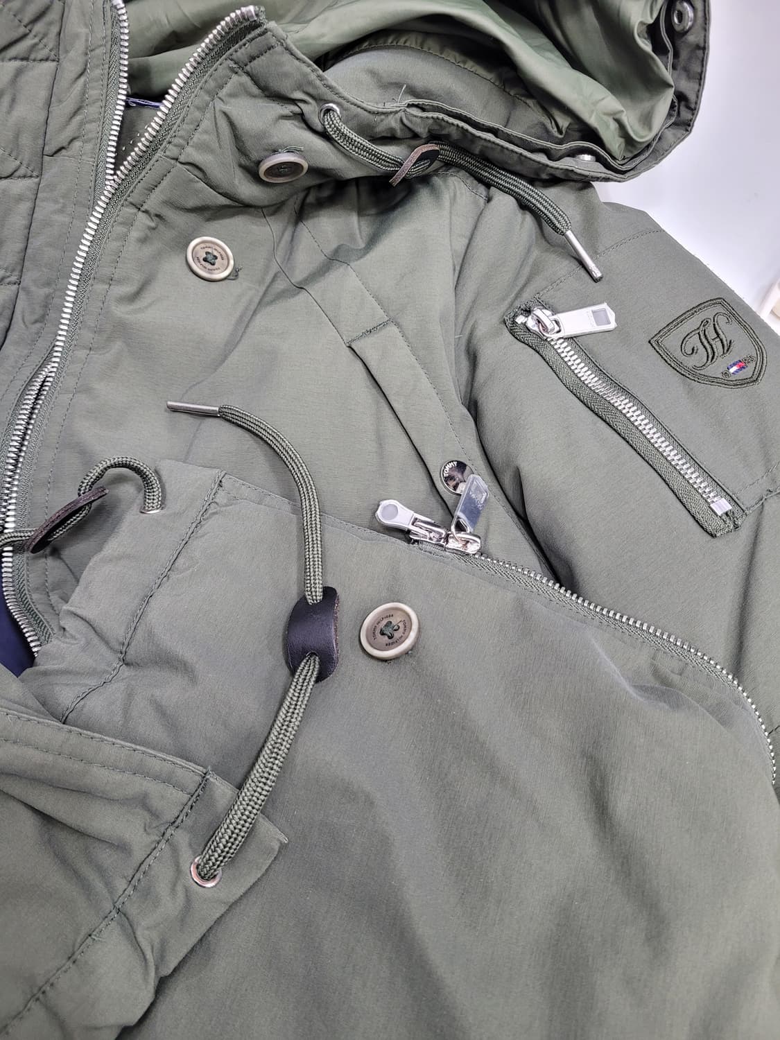 TOMMY HILFIGER 타미힐피거 야상 구스 다운 패딩 / 여 XS  상품이미지7