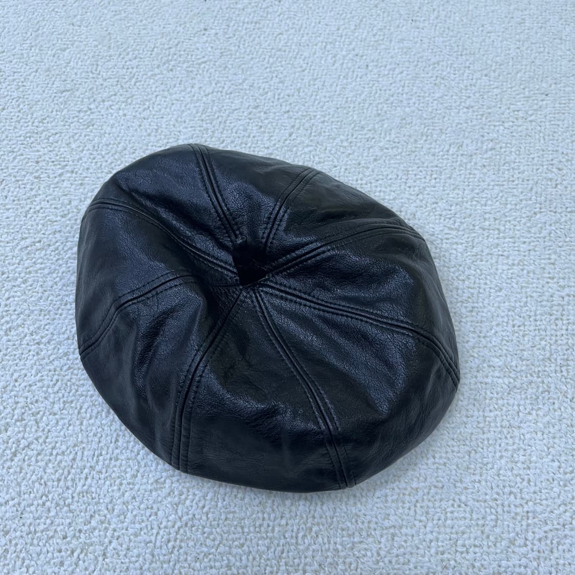 F 빈티지 가죽 베레모 0330M 상품이미지3