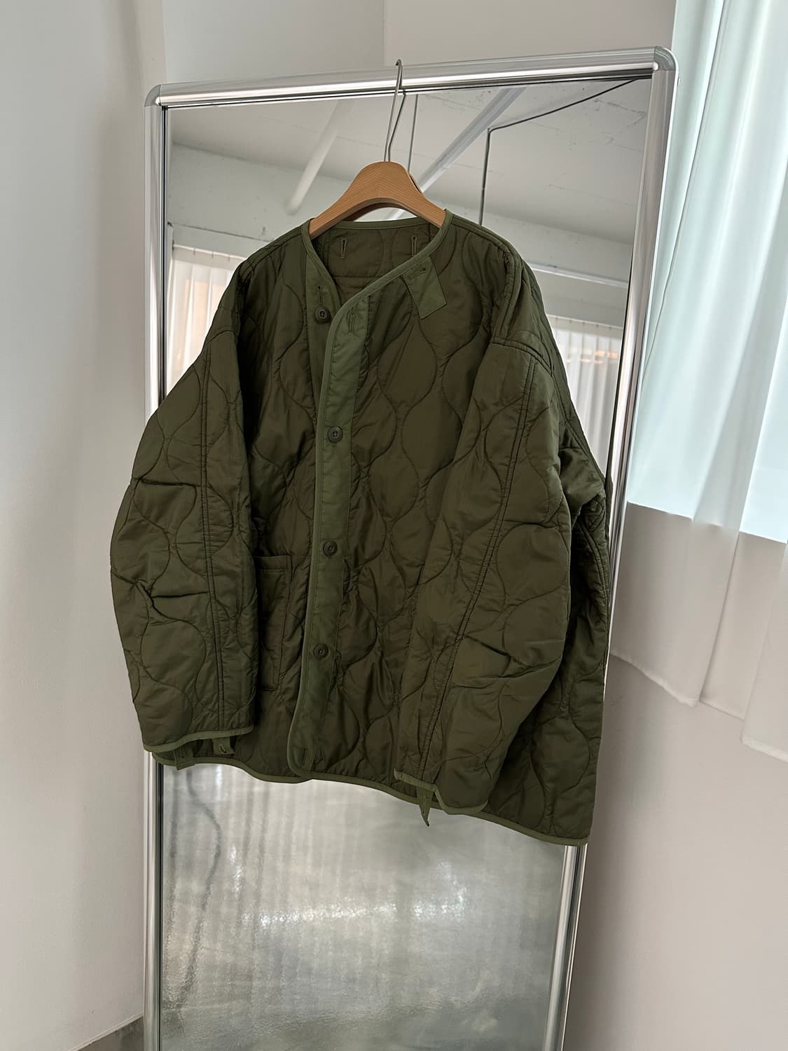 빔즈 M-65 개파카 피쉬테일 야상 모즈코트 라이너 내피 퀼팅 자켓 상품이미지6