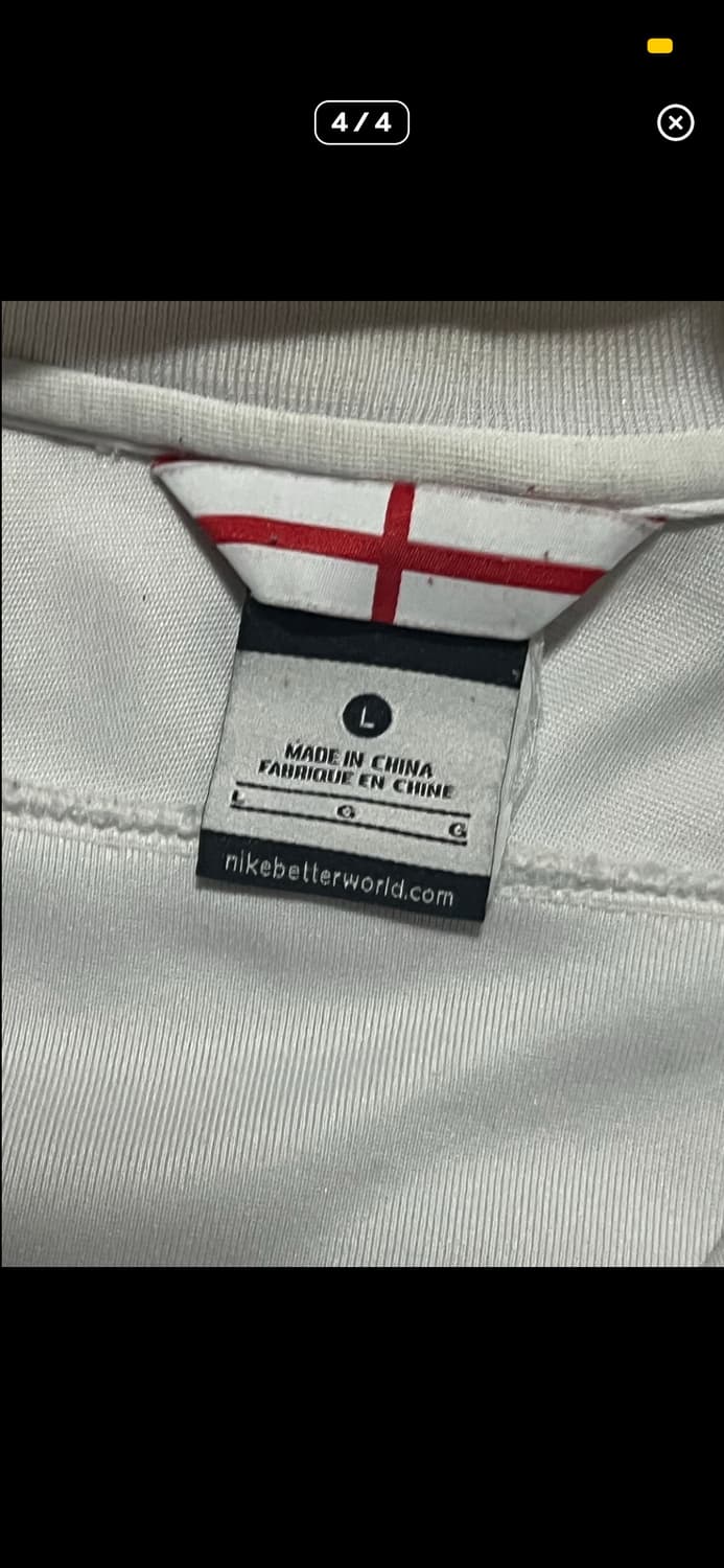 나이키 잉글랜드 150주년 져지 L 상품이미지4