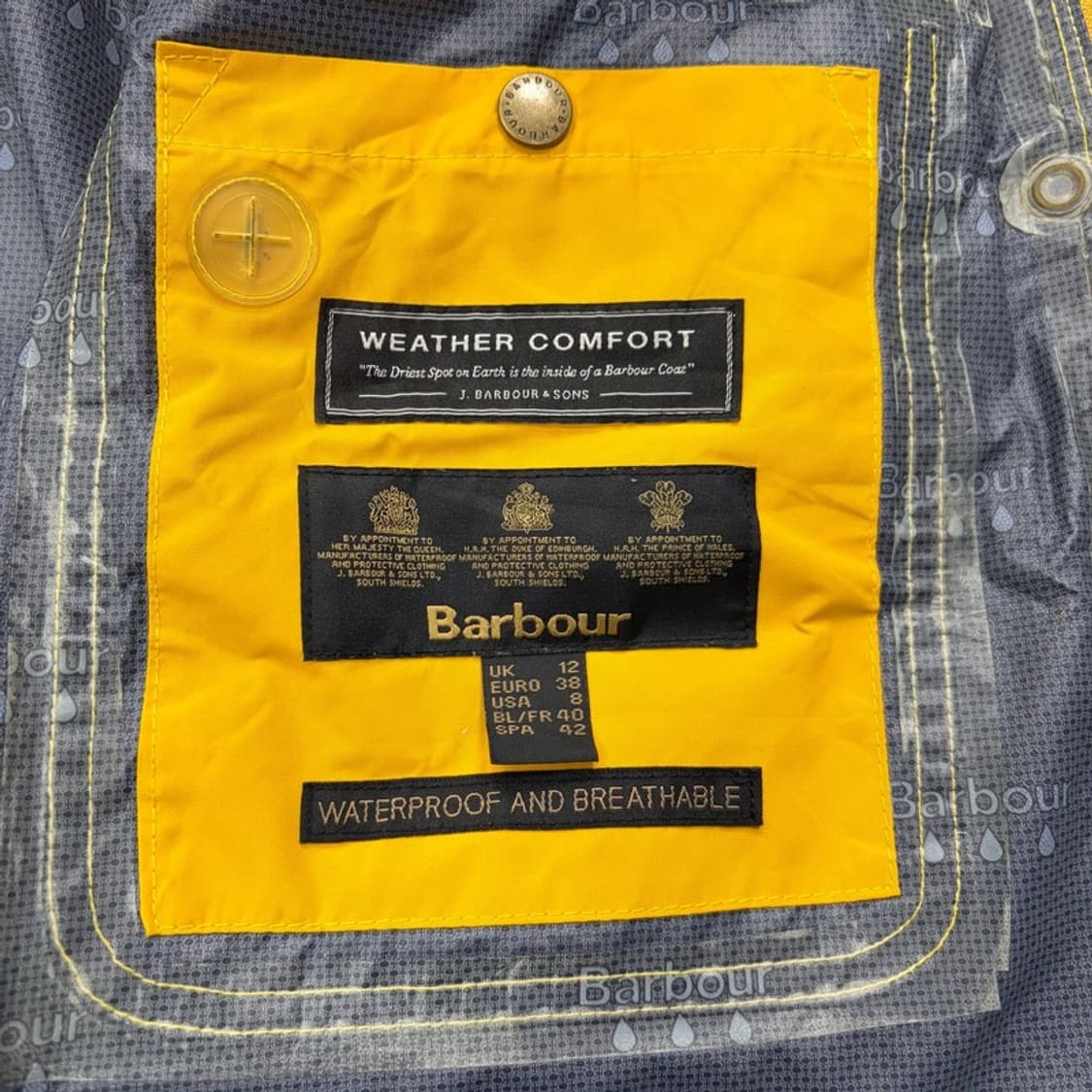 바버 워터프루프 레인 자켓 v2265 상품이미지8