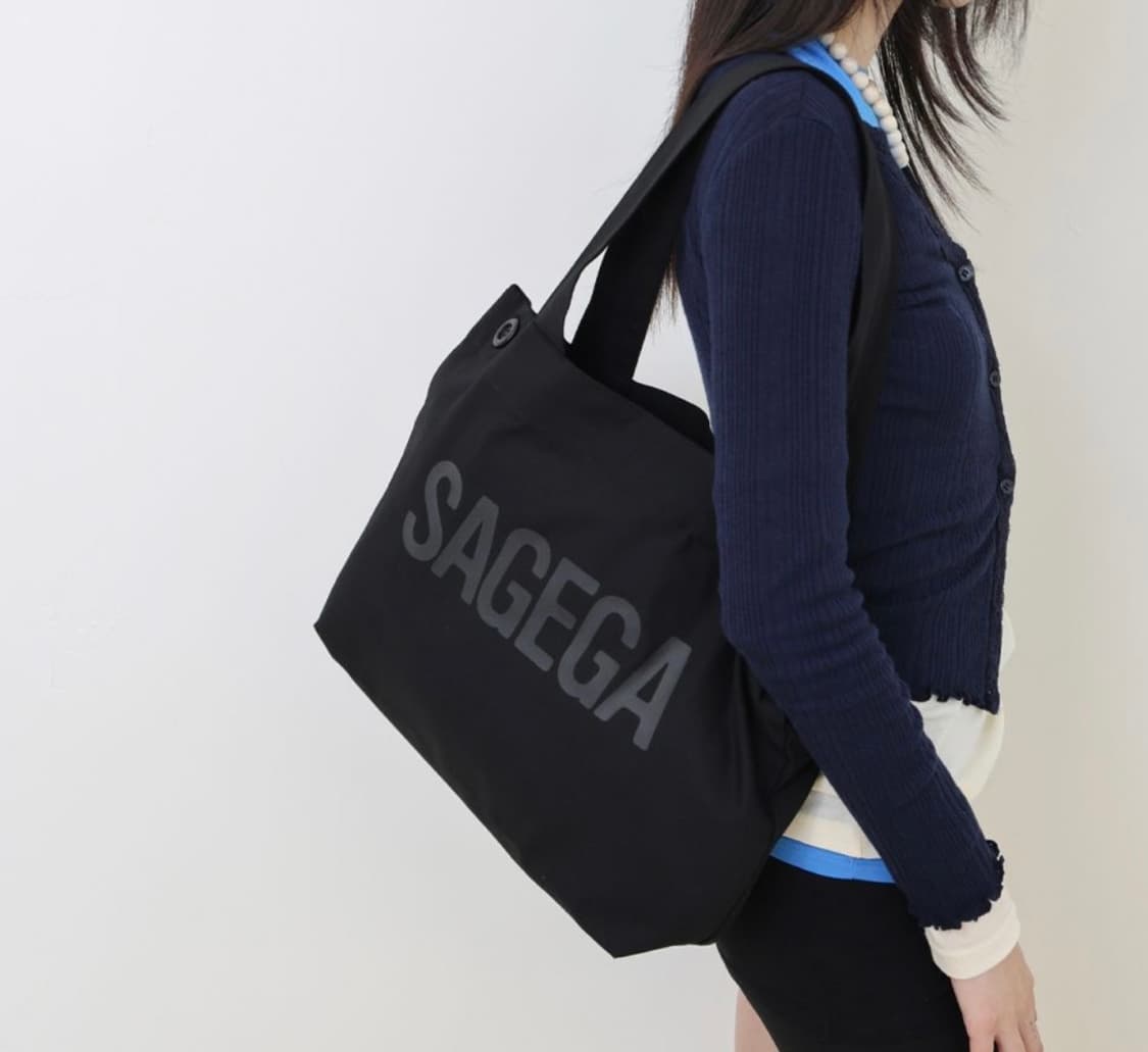 세이지가세이지 버튼 토트백 상품이미지2