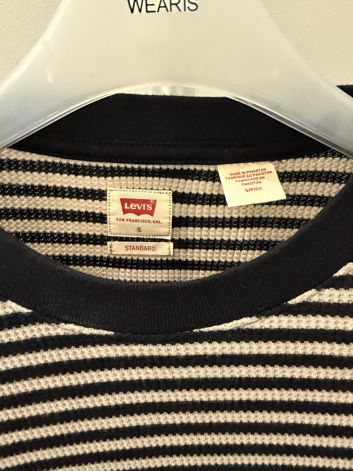 리바이스  스트라이프 와플 남성긴팔 s 상품이미지2