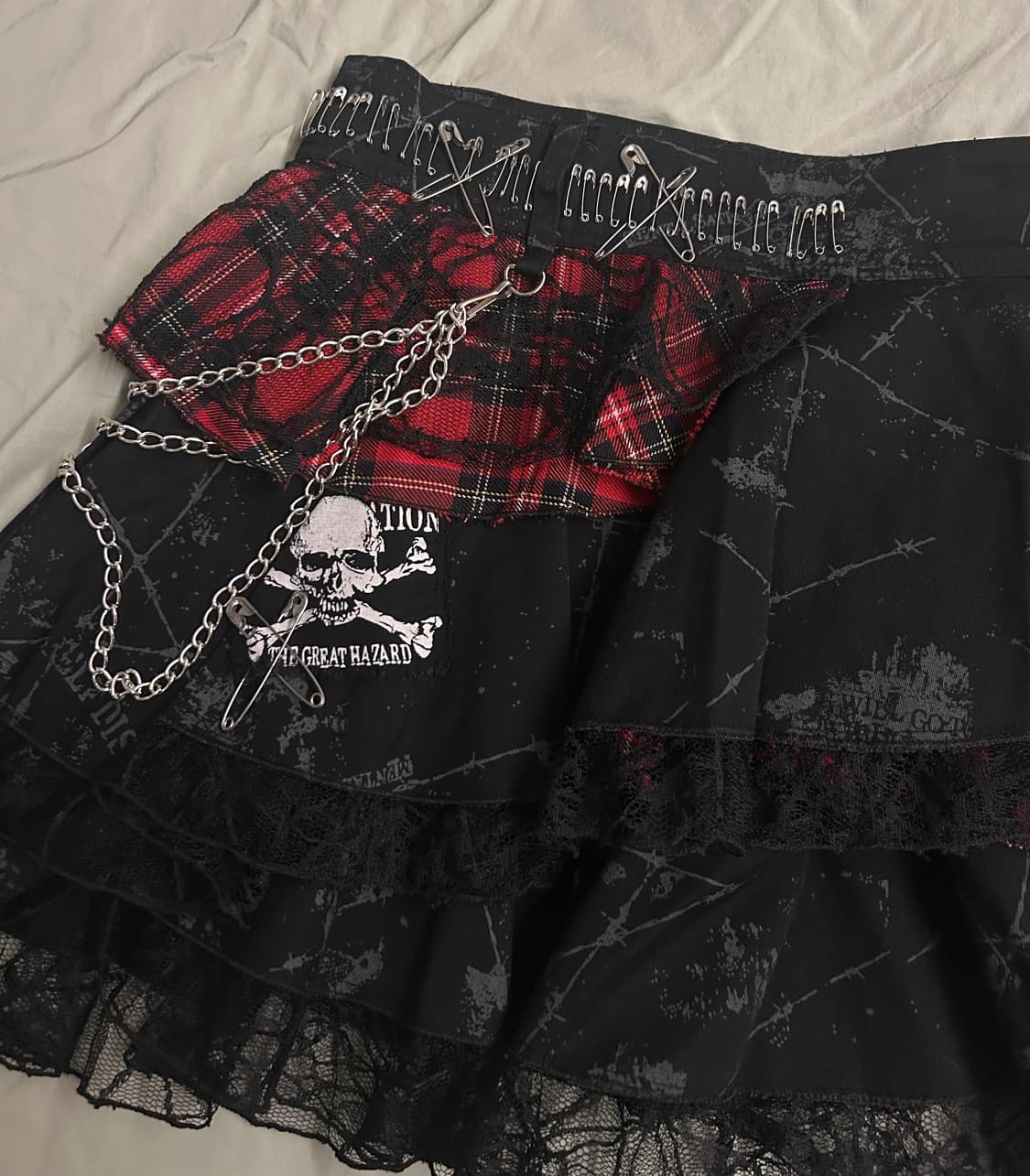 매드펑크 스커트 상품이미지3