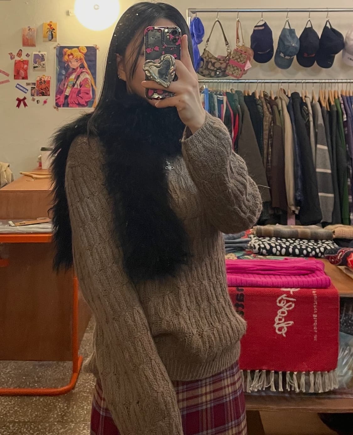 뽀글이 퍼 머플러[무배] 상품이미지2