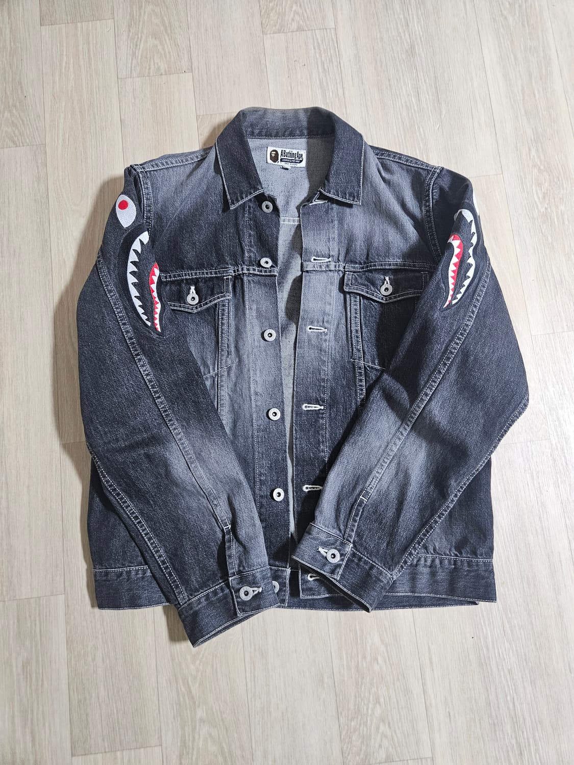 베이프 흑청자켓 상품이미지1