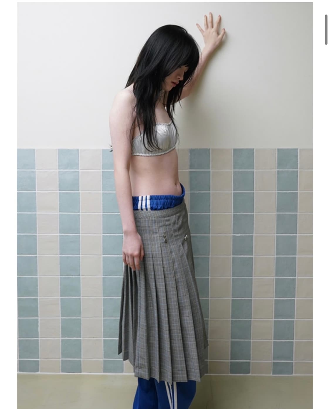 Dared unbalance pleated skirt 데어드 스커트 상품이미지3
