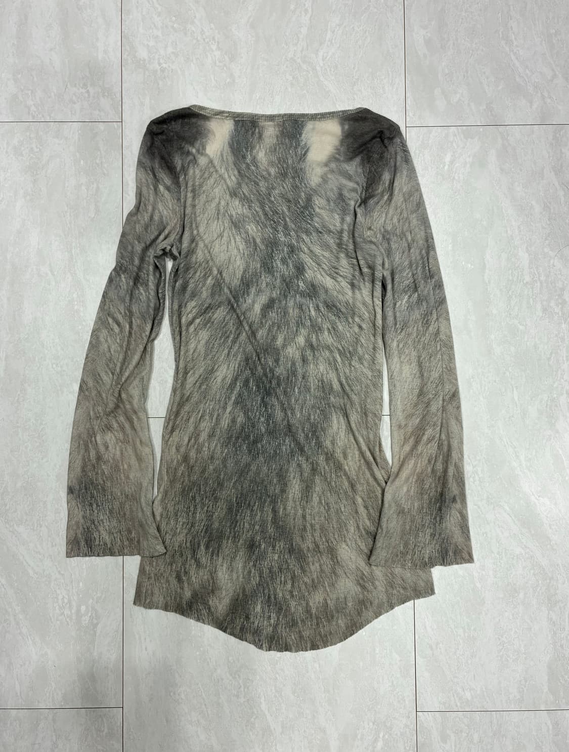 G.O.A 고아 브러시드 컷오프 롱슬리브 상품이미지2