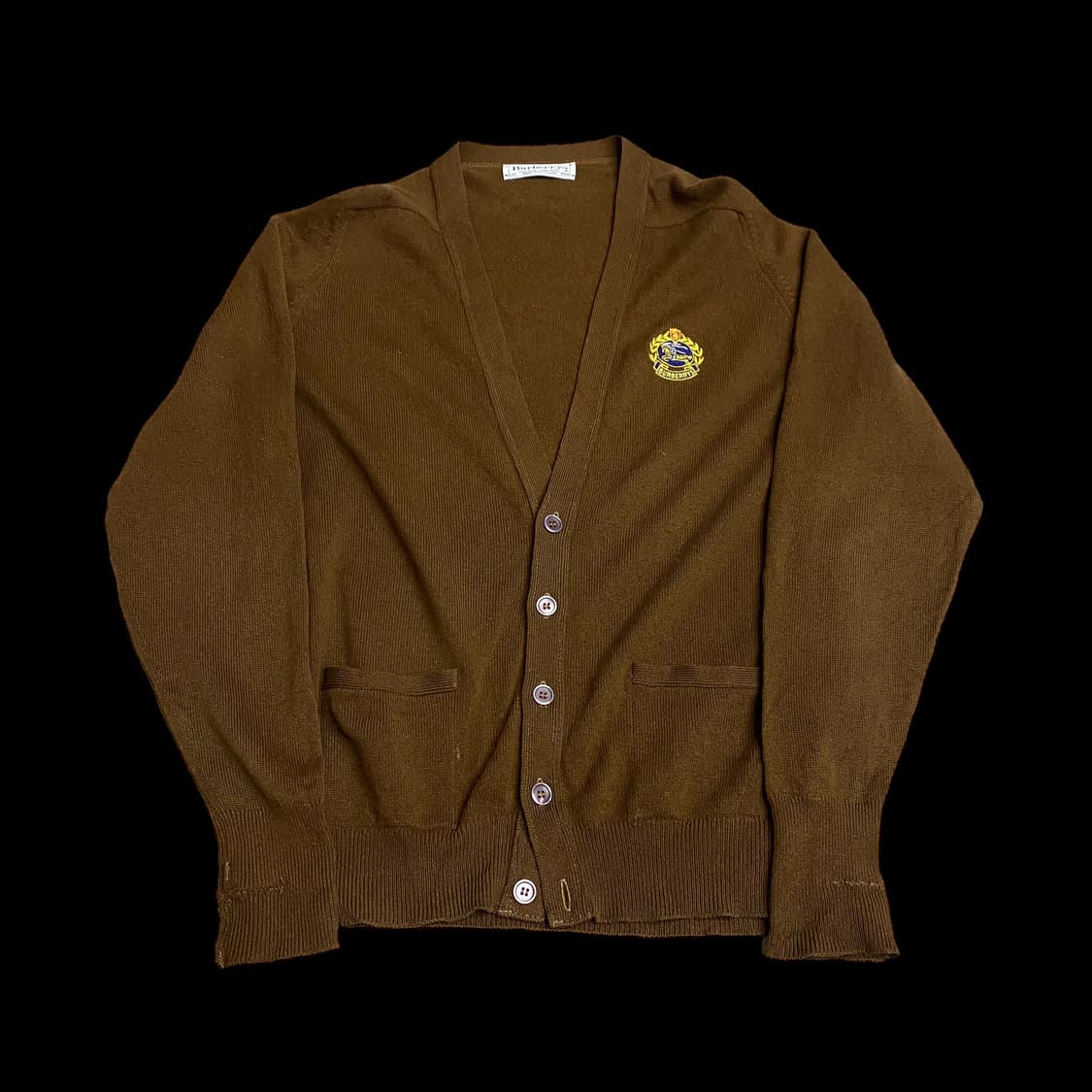 버버리 아카이브 브라운 가디건 상품이미지1