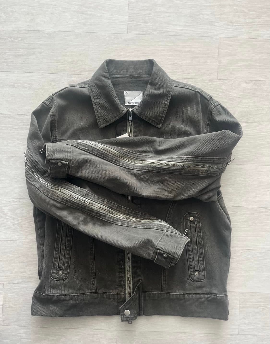 넥스트도어립스 ZIPPER TRUCKER JACKET 새상품 상품이미지6