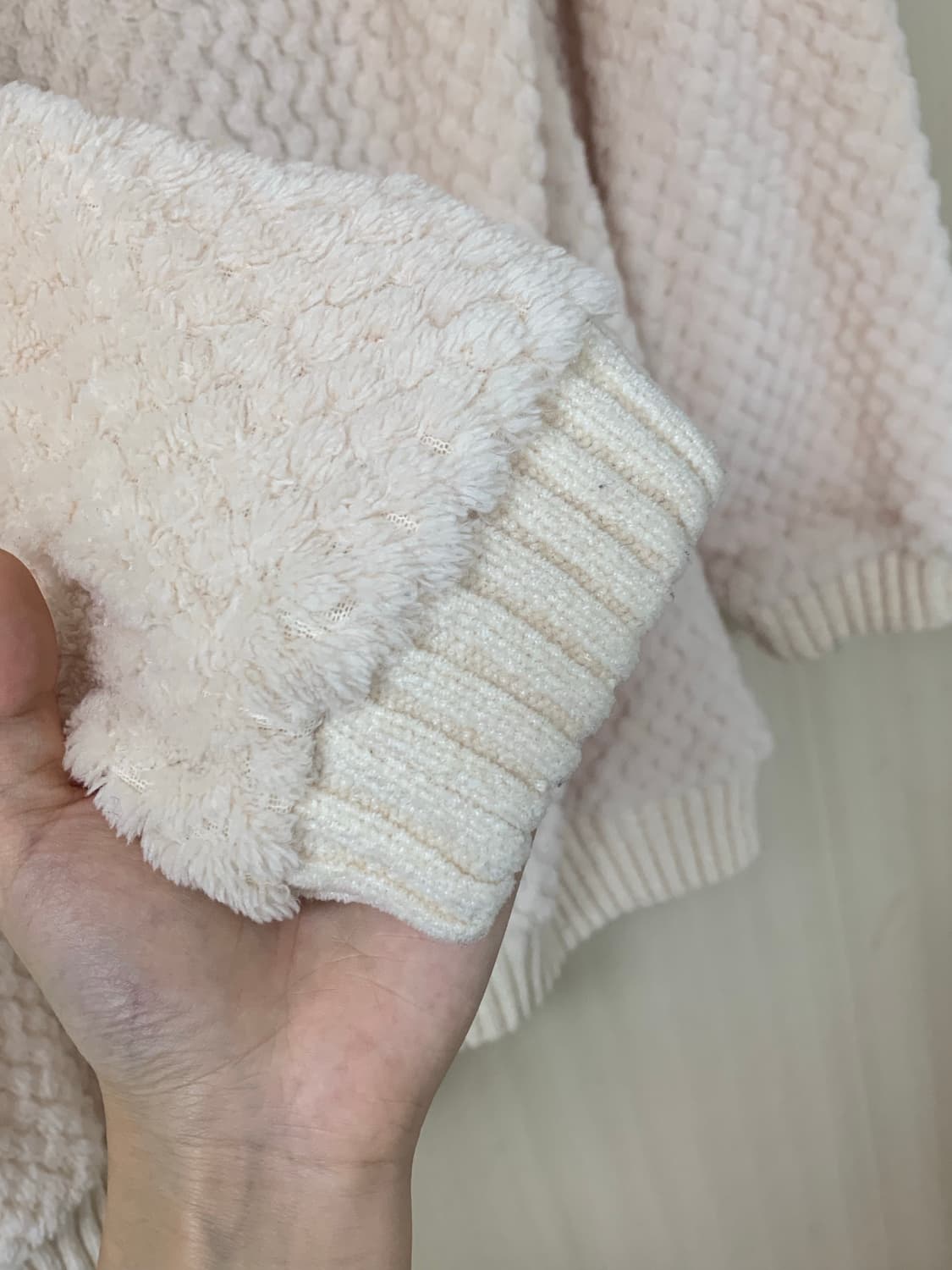 빈티지 아이보리 후리스 상품이미지3
