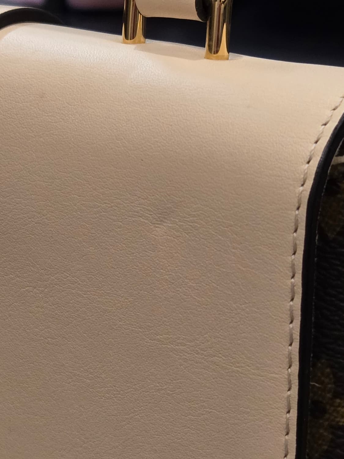 루이비통 록키BB 토트 숄더백 단종모델 아이보리 상품이미지6