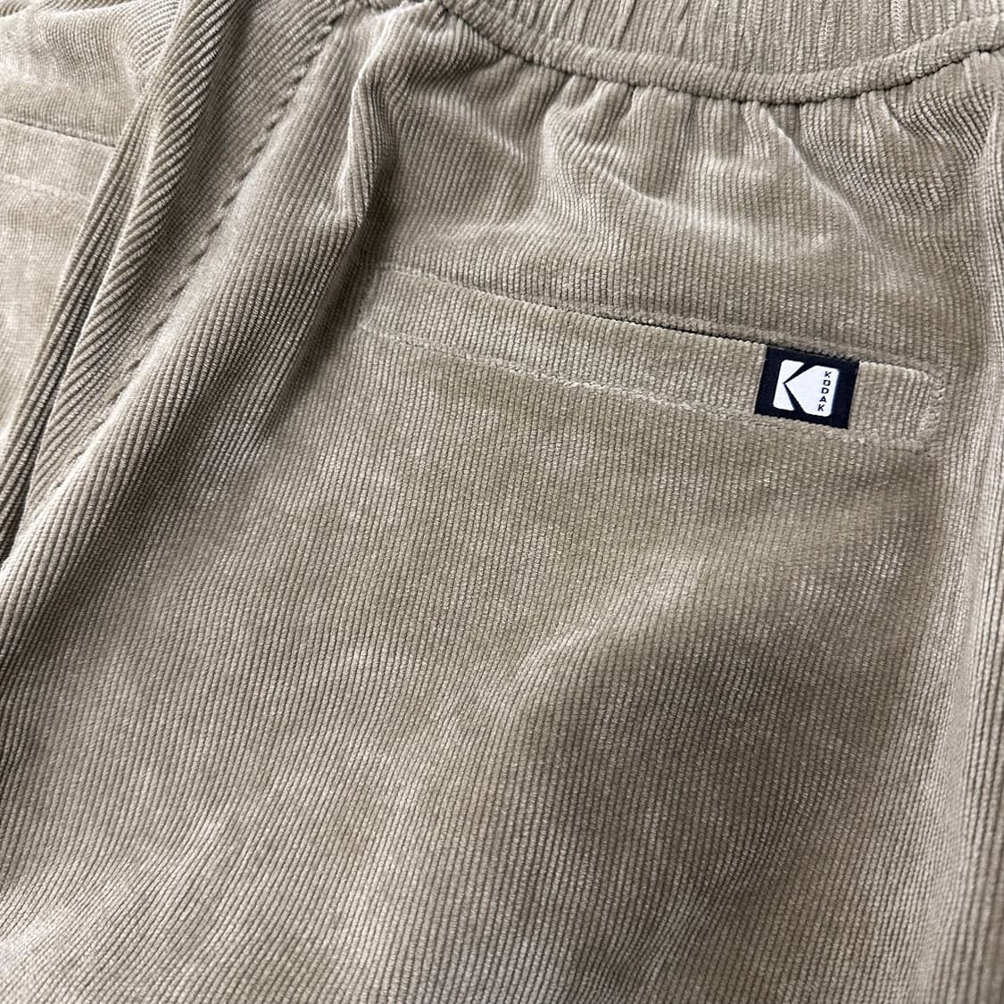 KODAK 코닥 여성 코듀로이 와이드 팬츠 베이지 27.5인치 상품이미지9