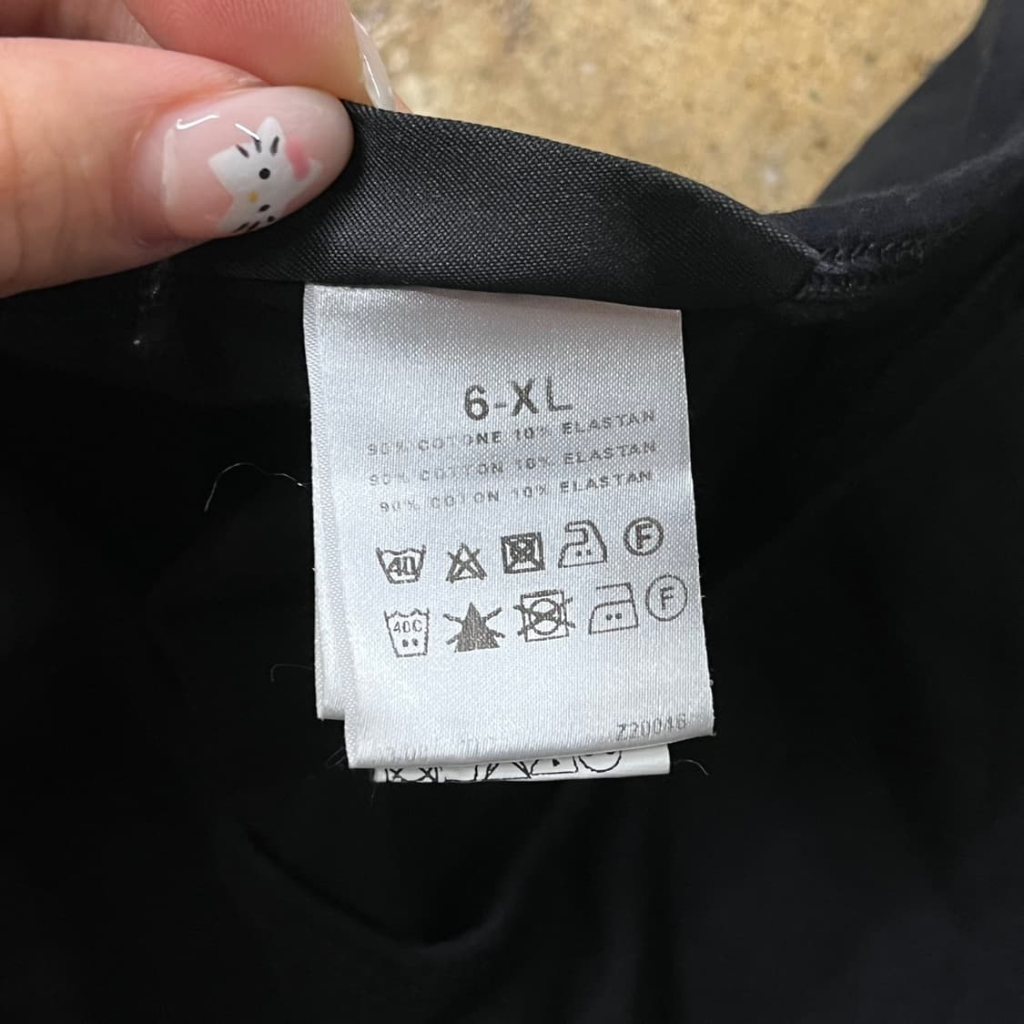 [정품/XL] 에르메네질도 제냐 블랙 민소매 티셔츠 b12 상품이미지5