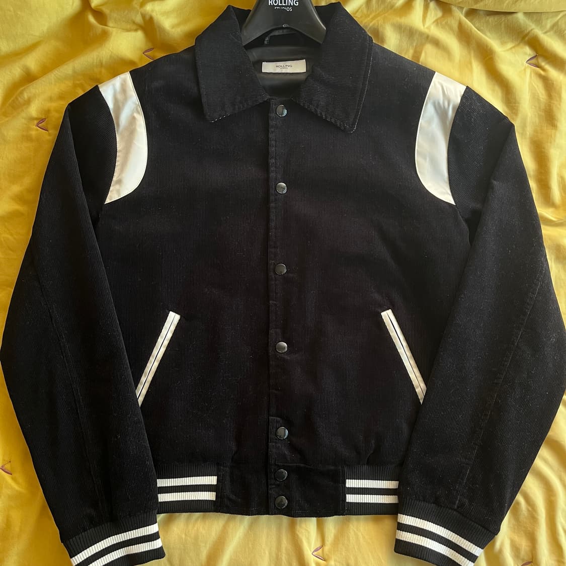 롤링스튜디오 코듀로이 바시티 자켓 상품이미지1