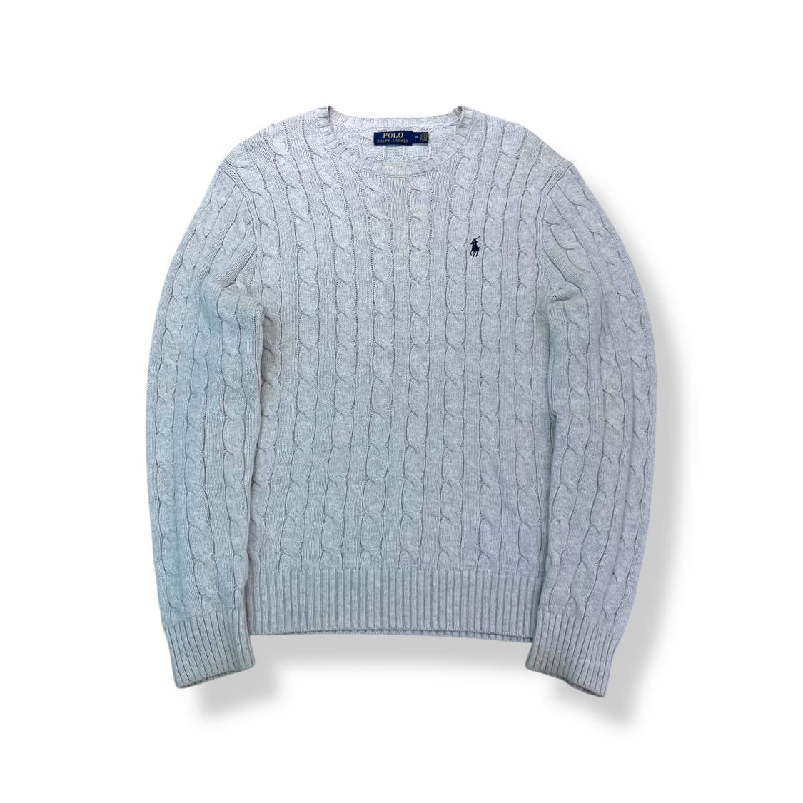 100 폴로랄프로렌 꽈배기 그레이 니트 상품이미지1