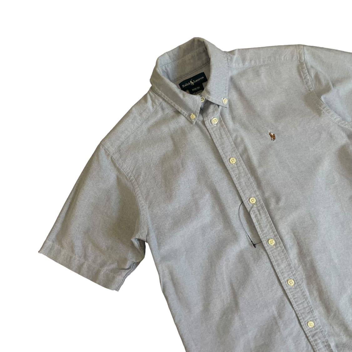 폴로 랄프로렌 블루 반팔 셔츠 M(10-12) 상품이미지3