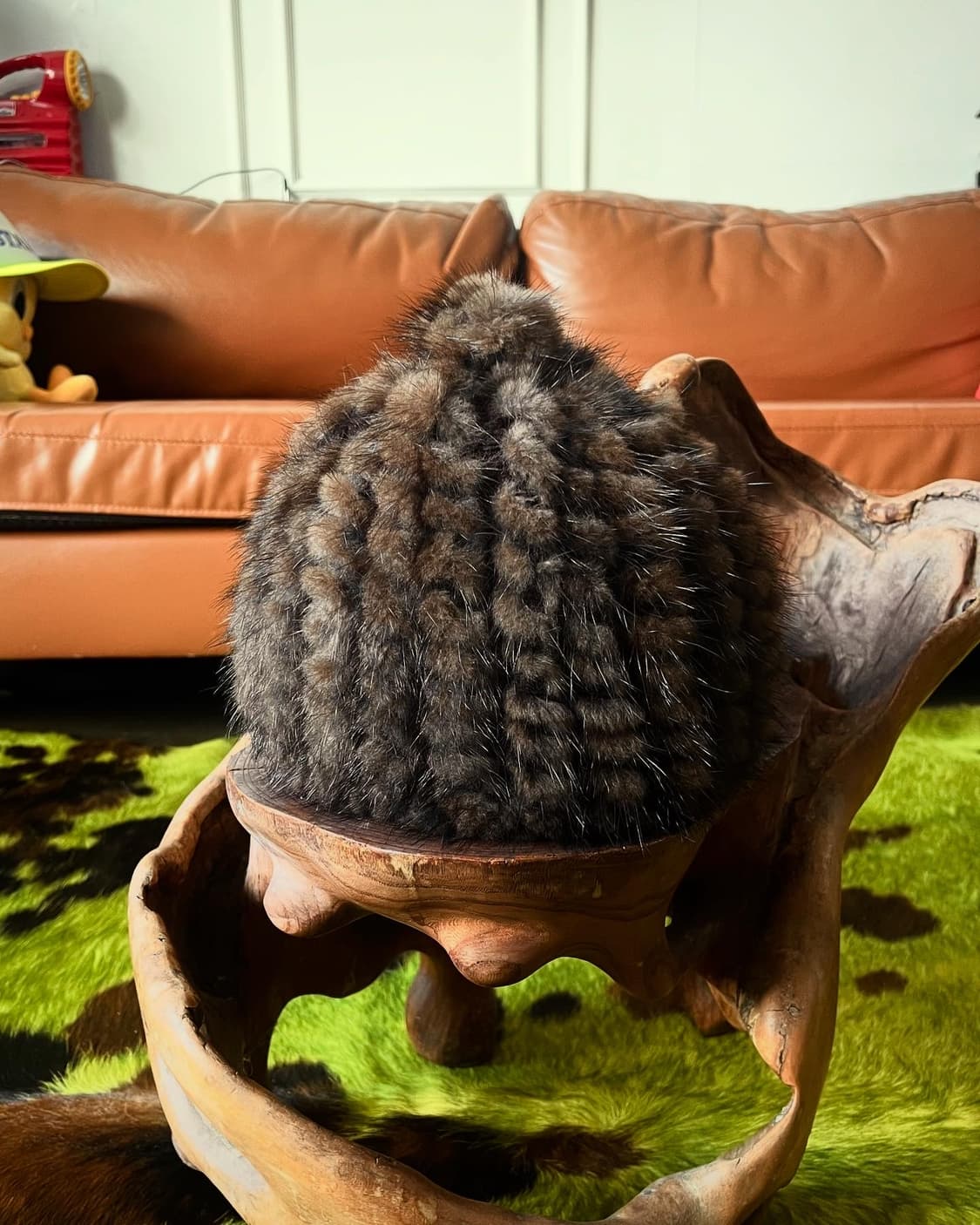 Vintage Real Mink Fur Hat 상품이미지7