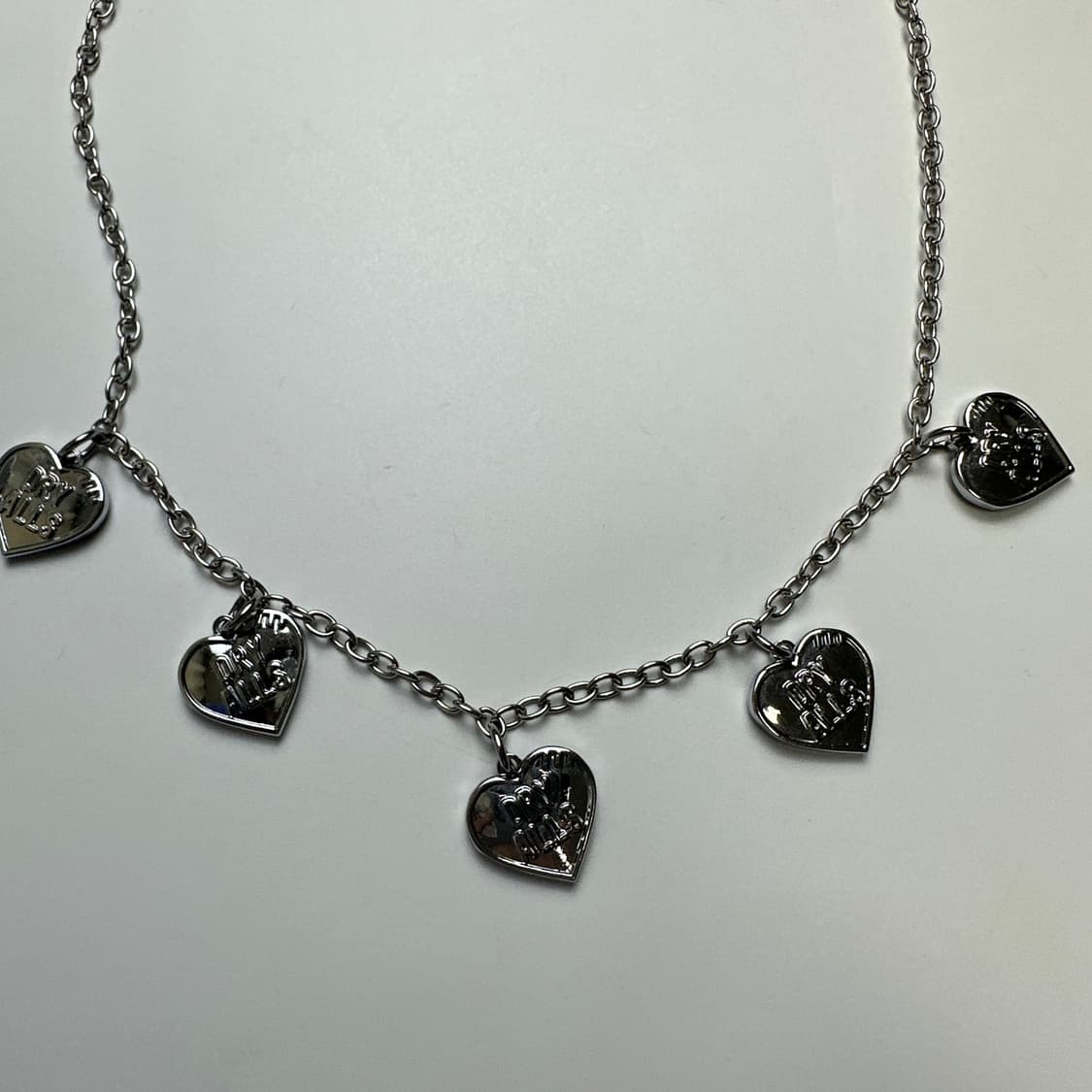 HUMAN MADE Five Heart Necklace 휴먼메이드 목걸이 상품이미지5