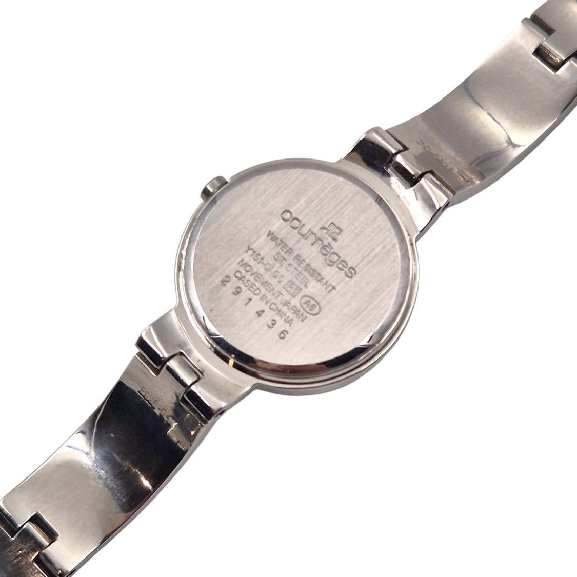 90s 꾸레쥬 스페이지 에이지 핑크 손목시계 상품이미지4