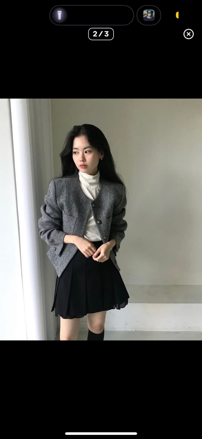 아카이브제이투유 틸다 홈스펀 트위드 자켓 상품이미지2