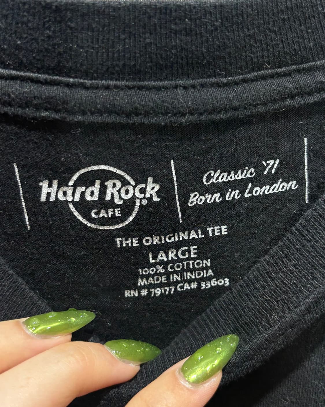 L Hard Rock 하드락 필라델피아 코튼 반팔 상품이미지5