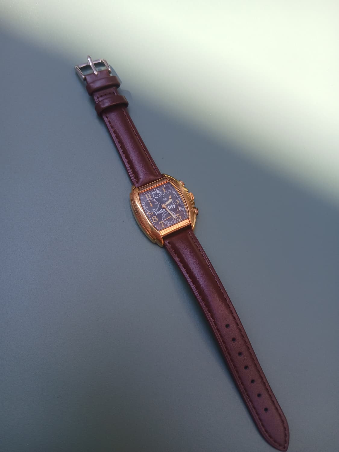 빈티지 산리오 헬로키티 크로노 쿼츠 시계 상품이미지1