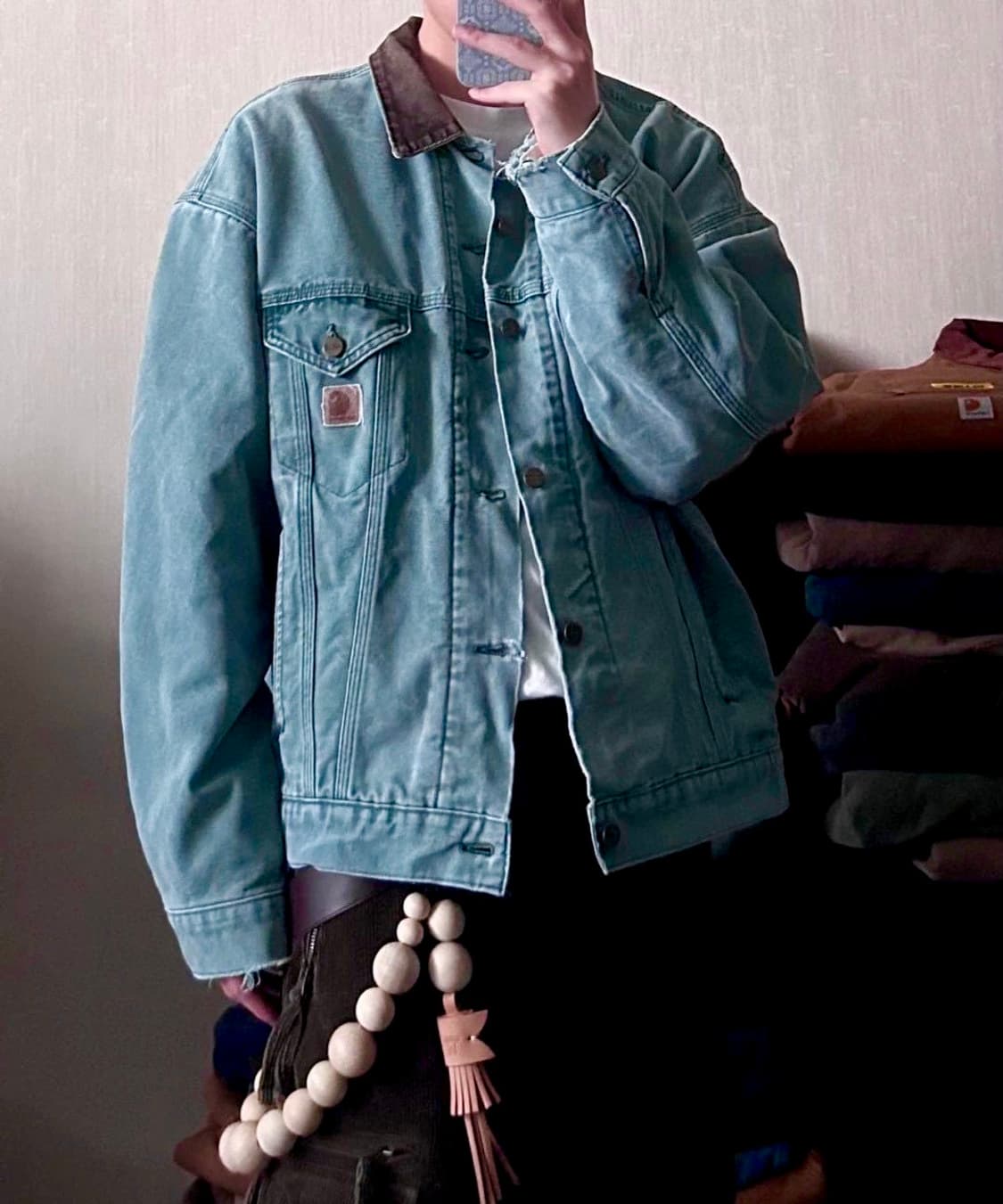 칼하트 90s J10 트러커 덕자켓 헌터그린 해 상품이미지1